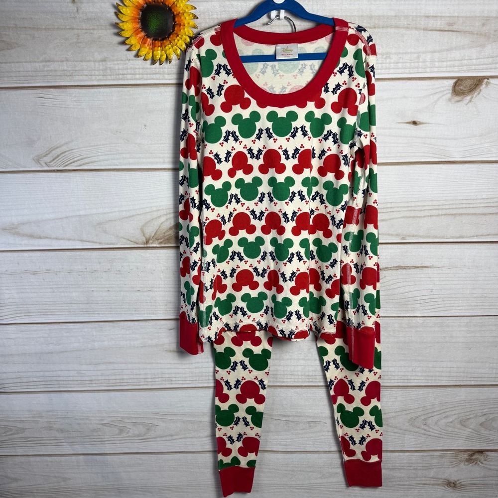 Disney Collection by Hanna Andersson Womens Pajama Set XS/Small Mickey Mouse